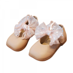 Pantofi eleganti roz pudra marimea 22 Organza