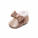 Pantofiori aurii imblaniti 6-9 luni Shine marimea 19