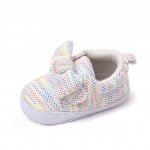 Pantofiori cu fundita Curcubeu 3-6 luni marimea 18