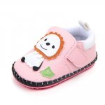 Pantofiori pentru fetite 3-6 luni Leul si iepurasul marimea 18