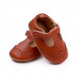 Pantofiori maro pentru fetite 3-6 luni Suzy marimea 18