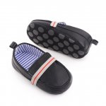 Pantofiori tip mocasini Black 9-12 luni marimea 20