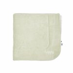 Patura din velur Cotton Twins Happy 90x90 cm bej