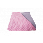 Patura ponderata de 4 kg roz cu gri 100 x 150 cm