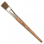 Set 12 pensule late din par de porc pentru tempera si ulei Heutink 18 mm