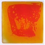 Placa senzoriala cu gel Playlearn portocaliu 50x50 cm