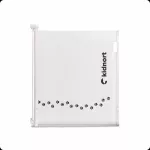 Poarta de siguranta rulabila pentru copii, Kidnort Sakerhet white, mecanism dublu de blocare, maner incorporat, dimensiune 95 x 140 cm