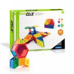 Set 44 piese magnetice Guidecraft PowerClix Solids