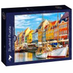 Puzzle Bluebird Nyhavn Harbour Copenhagen 1000 piese