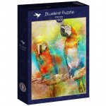 Puzzle 1000 piese Bluebird parrots