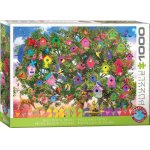 Puzzle Eurographics Bird house hotel by Olena 1000 piese