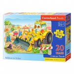 Puzzle Castorland Buldozer in action 20 piese maxi