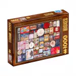 Puzzle D-toys cutii de ceai 1000 piese