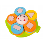 Puzzle sortator Floare Geo 15 piese