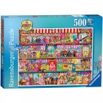 Puzzle Ravensburger Magazinul de dulciuri 500 piese