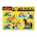 Puzzle cu sunete Animale de companie