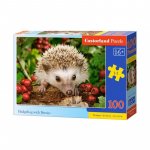 Puzzle pentru copii Castorland Hedgehog with berries 100 piese