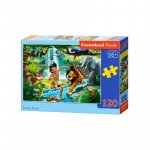 Puzzle pentru copii Castorland Jungle book 120 piese