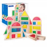 Set 30 piese Rainbow Blocks Guidecraft