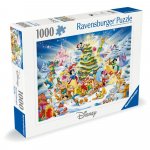Puzzle Ravensburger brad de Craciun in familia Disney design nou 1000 piese