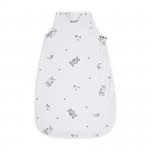 Sac de dormit de iarna 85 cm din bumbac ranforce Little Rabbits Grey