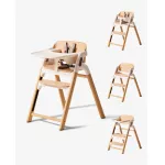 Scaun de masa inalt din lemn Momcozy DinerPal transformabil Momcozy