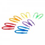 Set 12 pensete translucide colorate TickiT