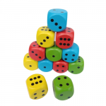 Set 12 zaruri gigant in 4 culori