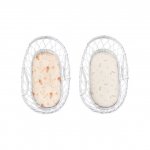 Set 2 cearsafuri cu elastic pentru landou/cosulet bebe Boho Sand/Boho Botanic Sleepee