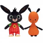 Set 2 jucarii din plus Bing si Flop 28 cm