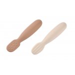Set 2 lingurite din silicon Beaba Praline Clay