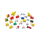 Set 24 masinute din lemn Commotion