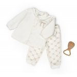 Set bluza si pantalonasi BabyCosy Bow Stone marime 6-9 luni