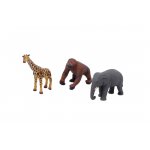 Set 3 animale din Africa TickiT din cauciuc
