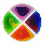 Set 4 placi senzoriale cu gel sfert de cerc