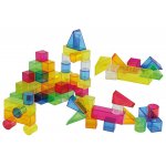 Set de 50 cuburi de constructii din plastic