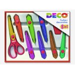 Set de foarfeca decorativa Deco cu 8 lame