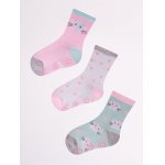 Set 3 perechi de sosete antiderapante modele diverse marime 19