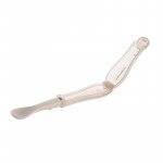 Set lingurita de voiaj pliabila si recipient hrana roz