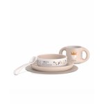 Set pentru masa Suavinex roz +6 luni Go natural