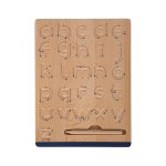 Set tabla de scris din lemn 21x16x1 cm