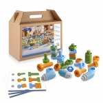 Set de activitati cu suruburi si piulite 84 piese Guidecraft