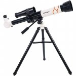 Telescop astronomic pentru copii, cu trepied, oculare 10-40x, varsta 6+