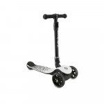 Trotineta pentru copii Momi San Gri pliabila, cu roti led 3 ani+