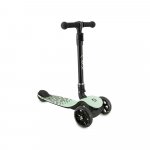 Trotineta pentru copii Momi San Verde pliabila, cu roti led 3 ani+