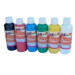 Vopsea acrilica 6 culori de 250 ml