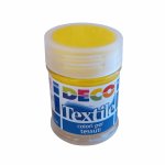 Vopsea galbena pentru material textil in flacon de 35 ml