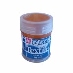 Vopsea rosu caramiziu pentru material textil in flacon de 35 ml