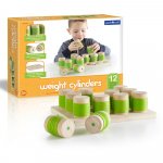 Cilindrii cu greutati diferite Guidecraft Weight Cylinders