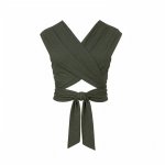 Sistem de purtare Wrap Jane Cocoon Botanic ergonomic cu multiple pozitii de purtare